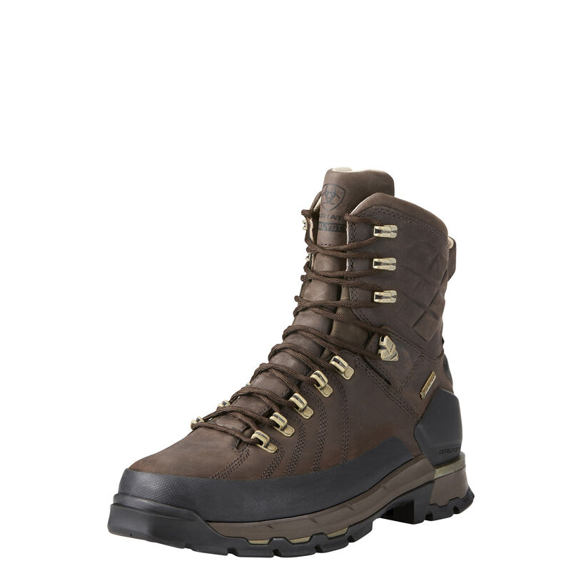 Ariat Catalyst Vx Defiant 8 Gore-Tex 400g - Miesten TummanRuskea Vaelluskengät ( LZAQYU-680 )